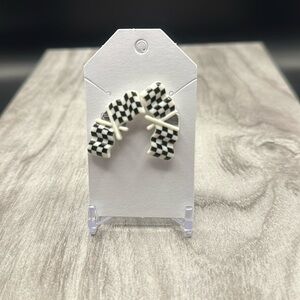 Race flag Earrings